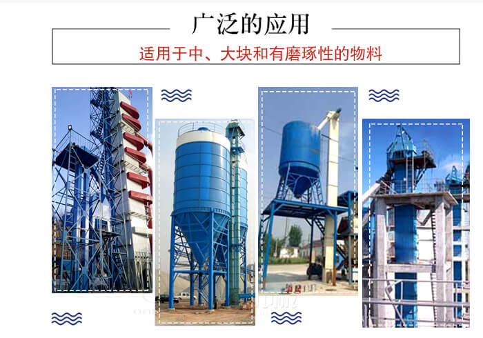 斗式提升機主要適用范圍主要是化工，糧食，建筑材料較多。