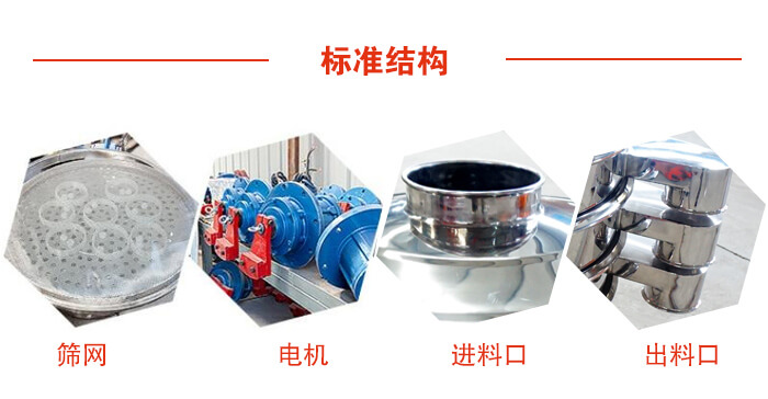 標(biāo)準(zhǔn)篩，篩網(wǎng)，電機(jī)，進(jìn)料口，出料口