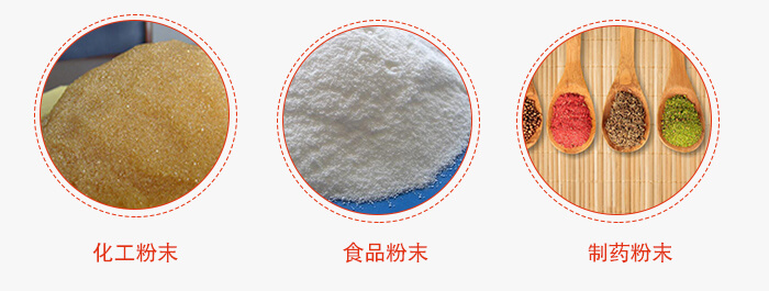 磁懸浮試驗篩適用物料：化工粉末，食品粉末，制藥粉末等。